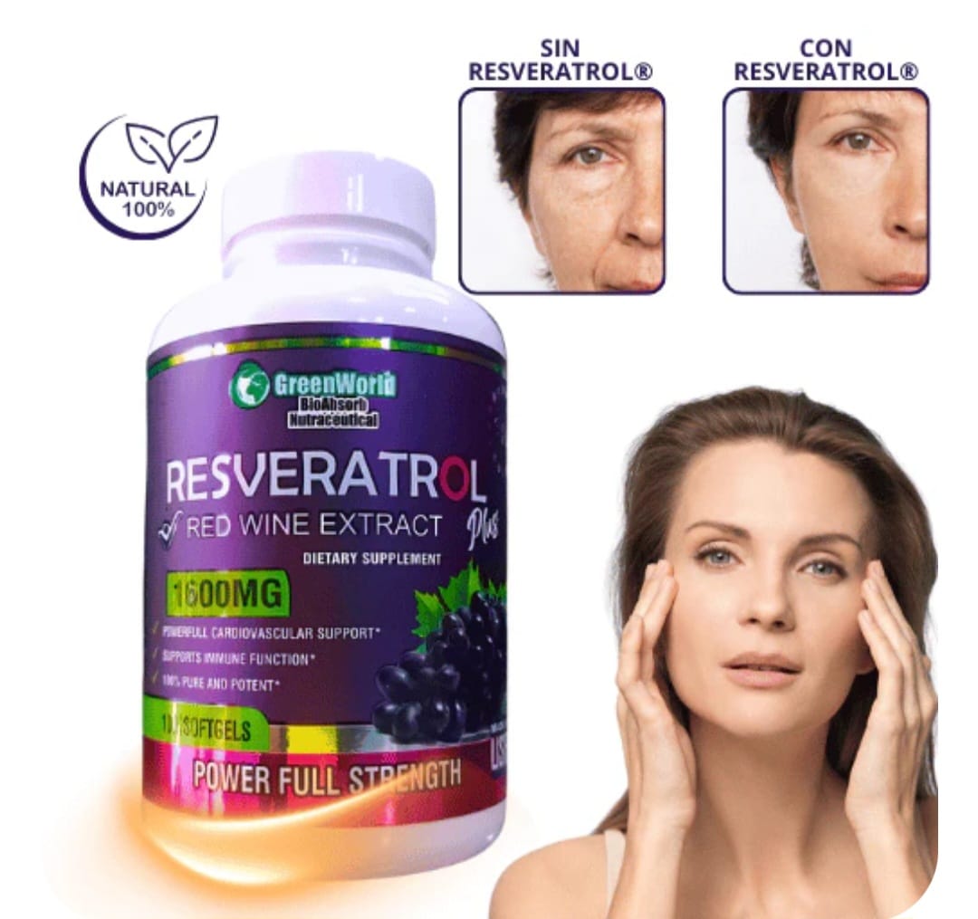 RESVERATROL - SU DOSIS DIARIA ANTIENVEJECIMIENTO